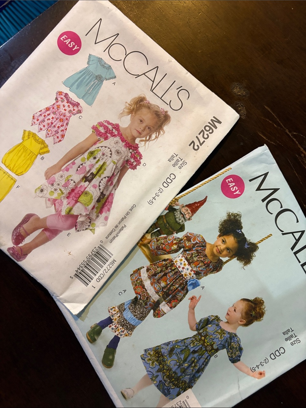 McCall's Girls' Dress & Tunic Sewing Pattern - Floral Prints (Multi) 2 patterns